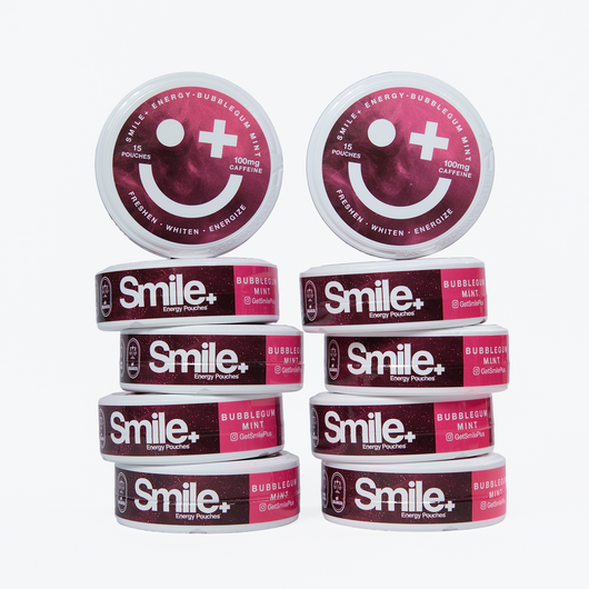 Pouches Énergie Bubblegum Menthe — 10 BOÎTES (+2 OFFERTES)