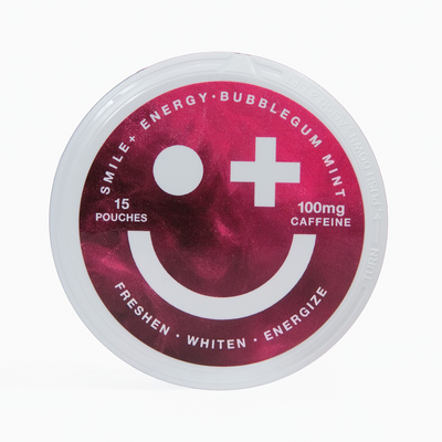 Pouches Énergie Bubblegum Menthe — 1 BOÎTE