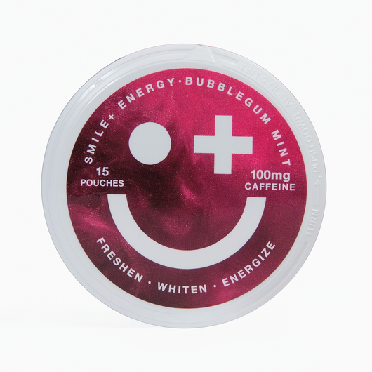 Pouches Énergie Bubblegum Menthe — 1 BOÎTE