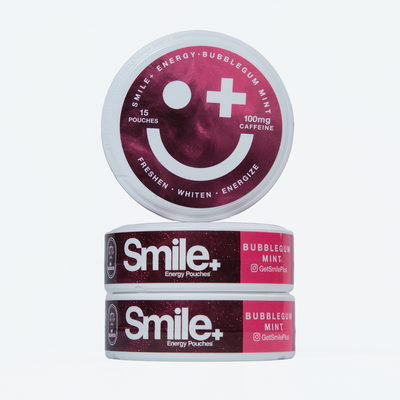 Pouches Énergie Bubblegum Menthe — 3 BOÎTES