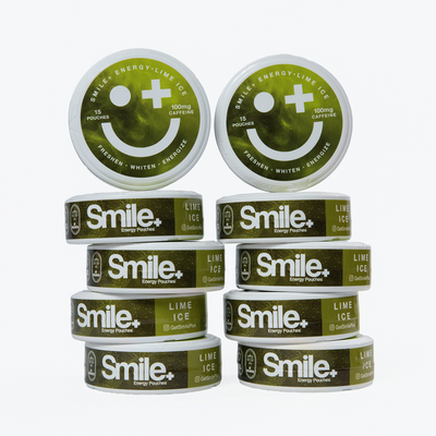 Pouches Énergie Citron Vert Glacial — 10 BOÎTES (+2 OFFERTES)