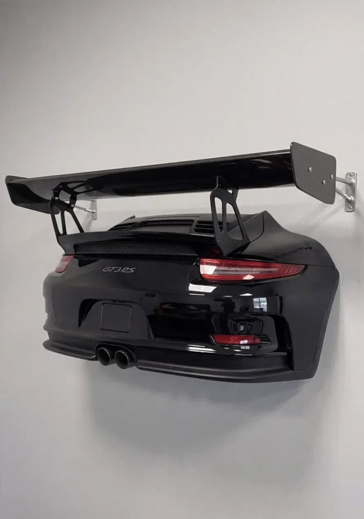 ApexShelf GT3-Style white supercar wall shelf